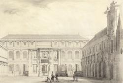La cour des études de l'École des Beaux-Arts de Paris - Félix Duban