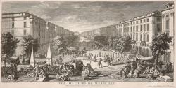 Vue du Cours de Marseille pendant l'épidémie de peste de 1720