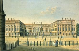 Die Universität Friedrich Wilhelm im alten Palais des Prinzen Heinrich. 