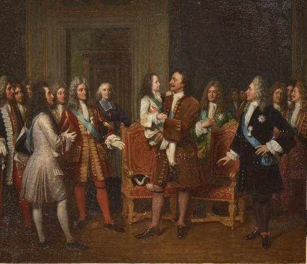 Louis XV visite le tsar Pierre le Grand, 10 mai 1717