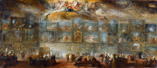Vue du Salon du Louvre en 1779